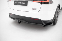 Tesla Model X Mk1 Facelift 2021+ Bakre Splitter (Med Splitters) V.2 Maxton Design